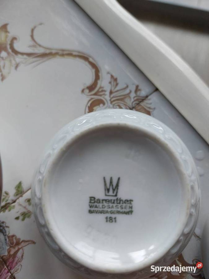 Dzbanek i cukierniczka porcelana Bavaria Wałbrzych
