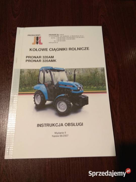 Instrukcja obsługi Pronar MTZ 320 Stalowa Wola