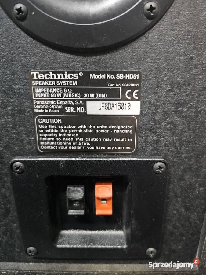 kolumny stereo Technics SBHD51