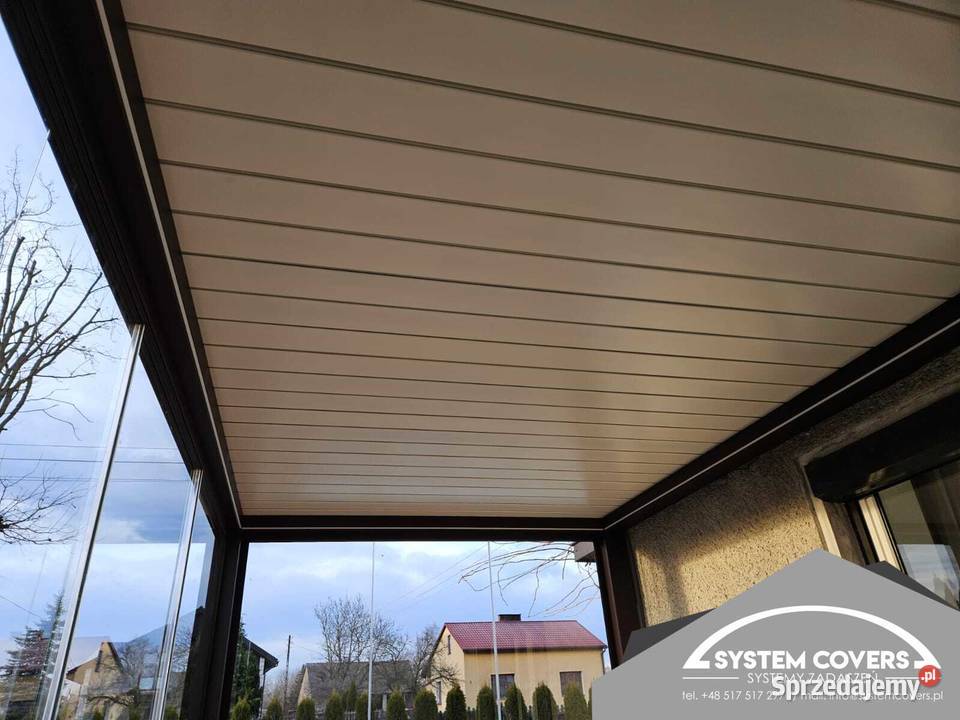 Pergola lamelowa ogrodowa aluminiowa elektryczna Szydłowiec