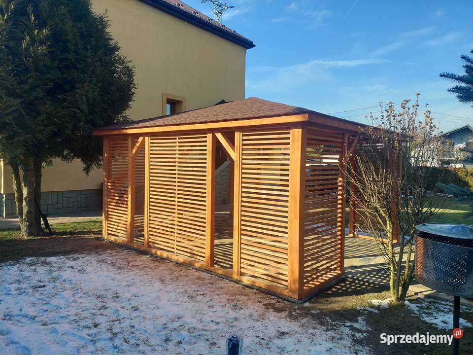 Altana 3x4 m Biała Montaż Impregnacja Dostępne Smolice