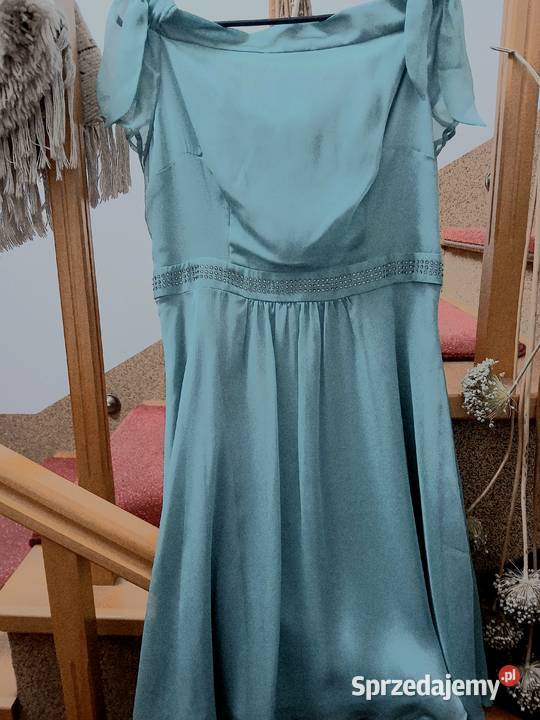 Elegancka zwiewna sukienka miętowa ORSAY 38 40 Nowy Sącz