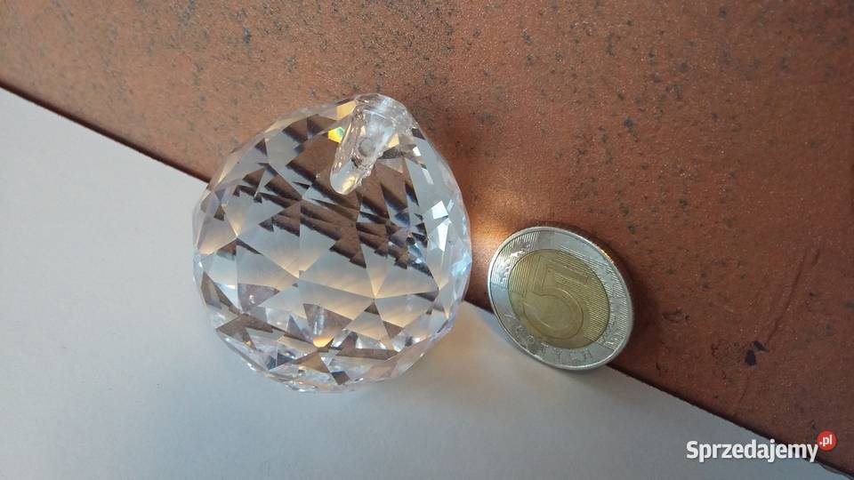 Kryształek koralik do lampy PRZEZROCZYSTY DUŻY przezroczysty mazowieckie Warszawa