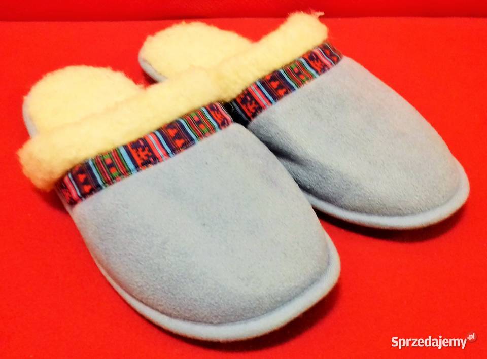 Kapcie runo welur ciepłe miękkie wygodne Warszawa