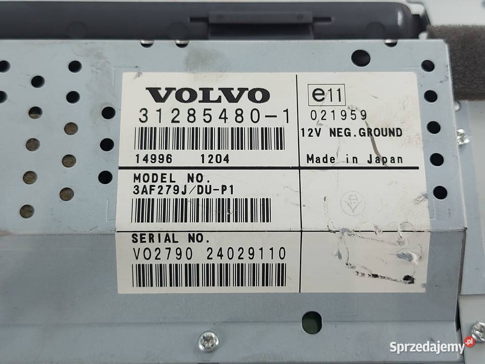 VOLVO C30 12r wyświetlacz nawigacji 31285480