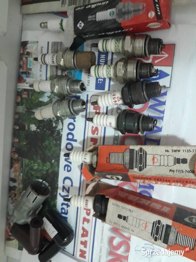 Świece iskrowe do samochodów i motocykli z prl Kowalewice