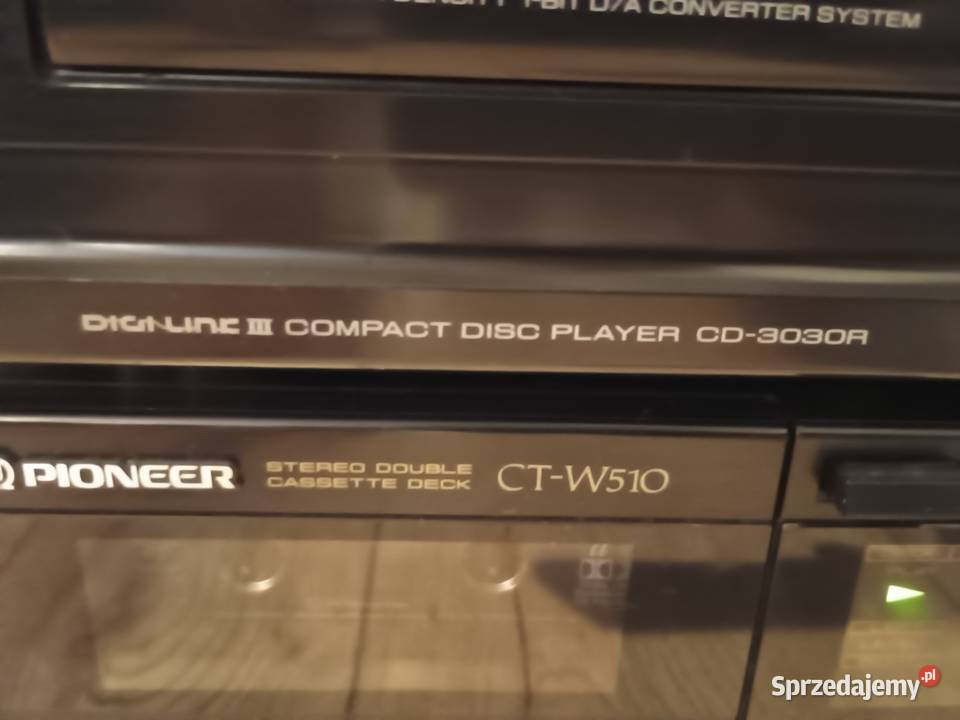 Magnetofon deck Pioneer plus CD sherwood retro Libertów