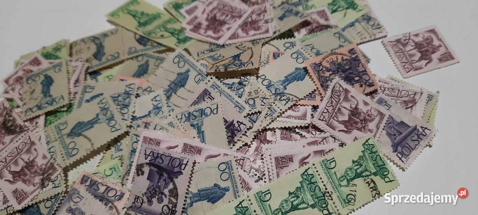 znaczki Pomniki Warszawy 195556r 200 z4 Filatelistyka Warszawa