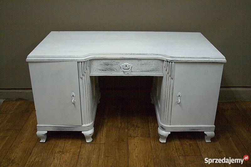 SECESYJNE BIURKO BIELONE ANTYK VINTAGE IMPRESJA mazowieckie Radzymin