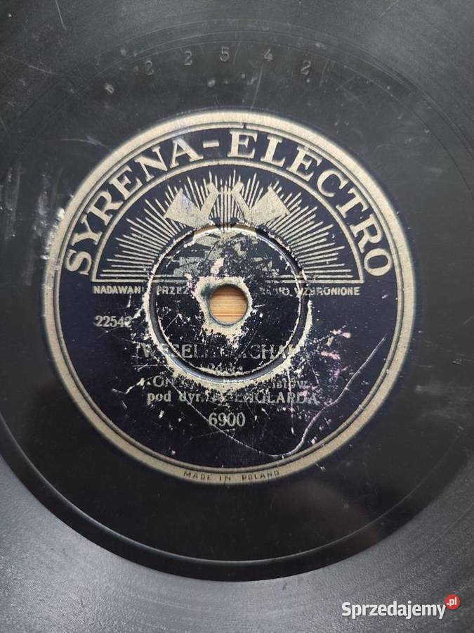 Płyta szelakowa wytwórni Syrena Electro Polka z mazowieckie