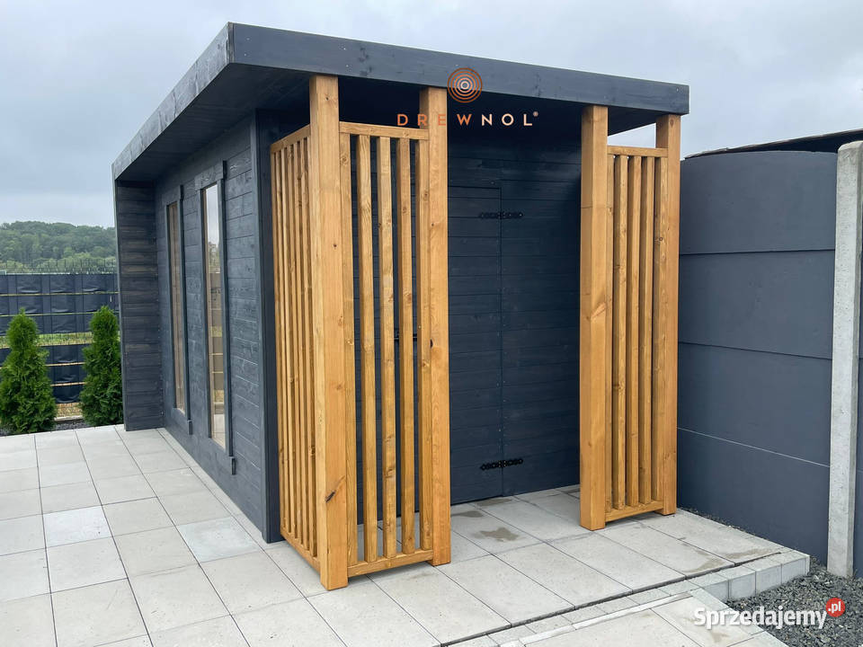 Domek narzędziowy z drewutnią nowoczesny domek Częstochowa