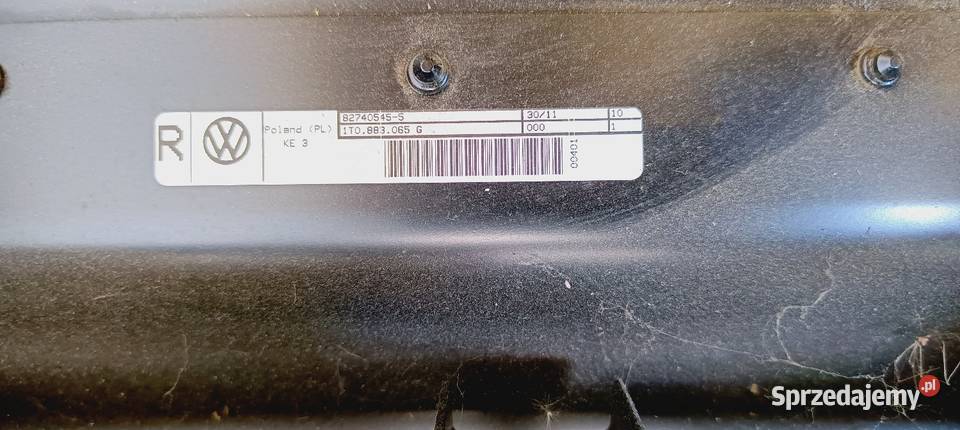 VW TOURAN CADDY FOTELE TYŁ FOTEL KIEROWCY ISOFIX Rok produkcji 2011 Lublin