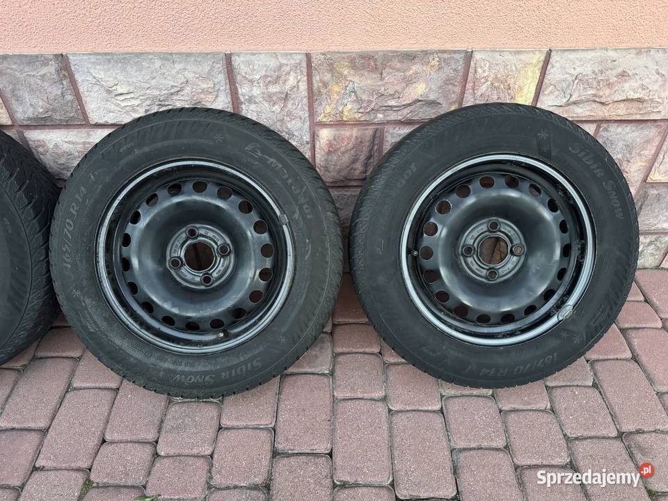 4x Felgi stalowe 4x100 VW UP SKODA 14 Samochodowe Felgi Czudec sprzedam