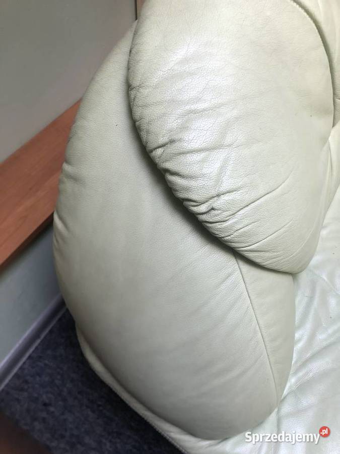 Zestaw Wypoczynkowy Skórzany Narożnik Fotel