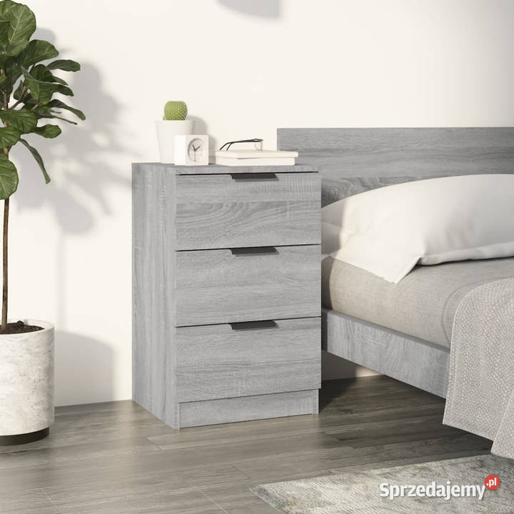 Szafka nocna szary dąb sonoma 40x36x65 WM817053 Nocne Warszawa sprzedam