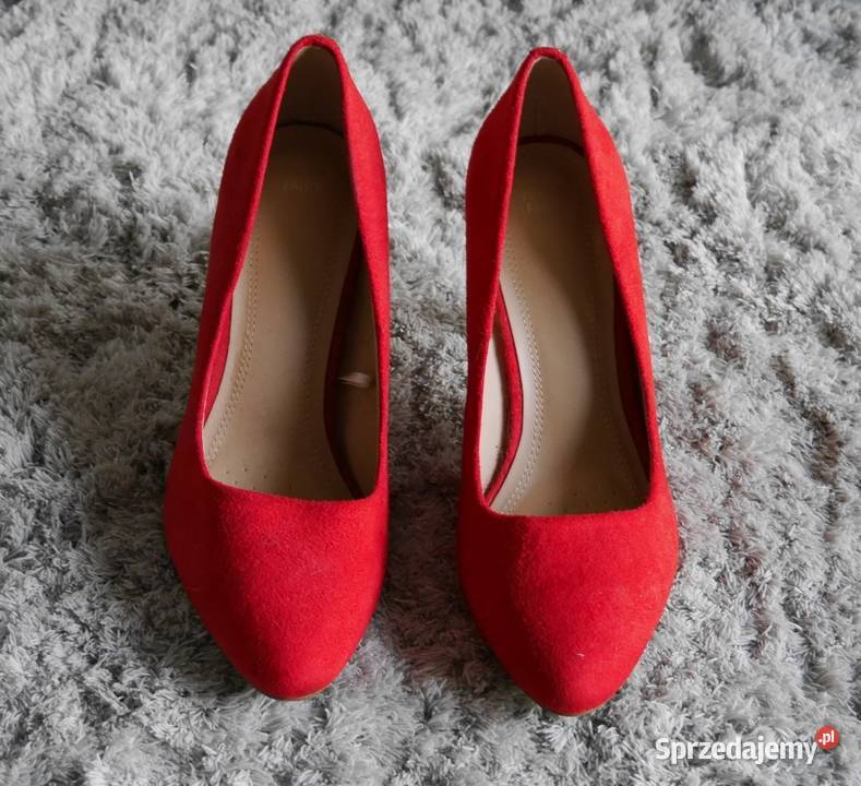 Jenny Fairy śliczne czerwone szpilki 38 Wrocław