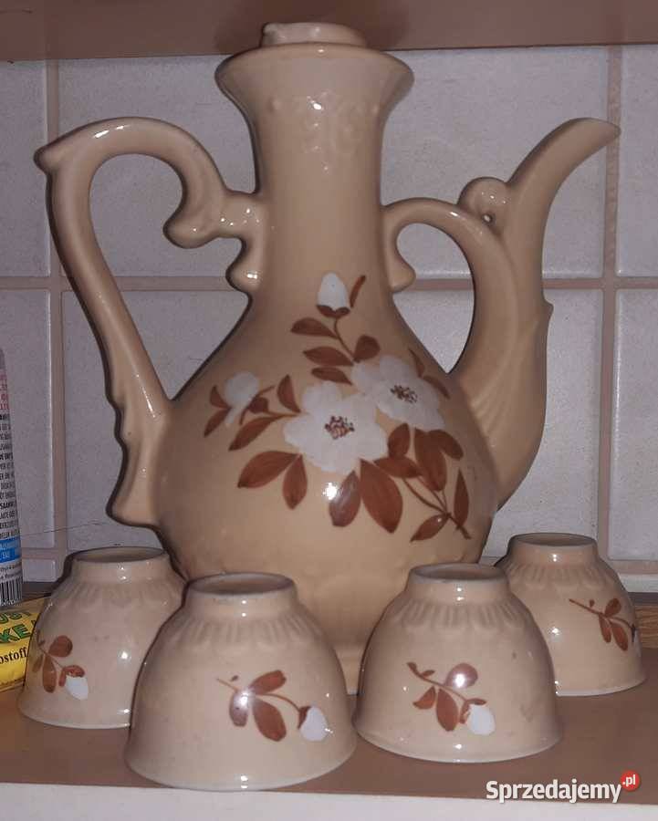 Koreańskie Porcelanowe Czajniki z Czarkami Kraków sprzedam