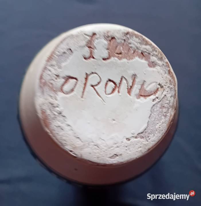 Ręcznie malowany dzbanek ceramika ludowa Korond Koźminek