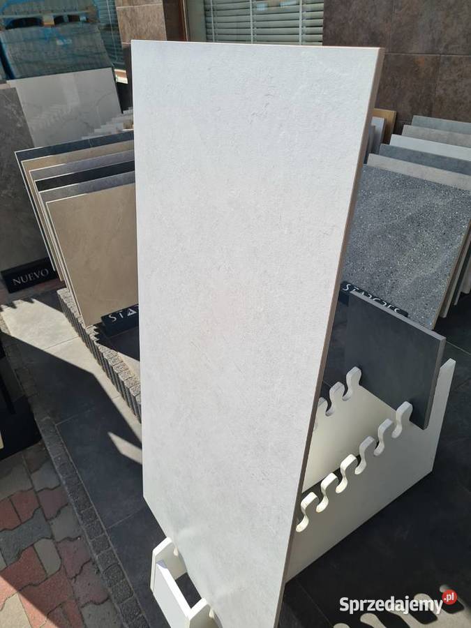 PŁYTKA GRES SLATE WHITE SUGAR LAPPATO 60X120 Opoczno