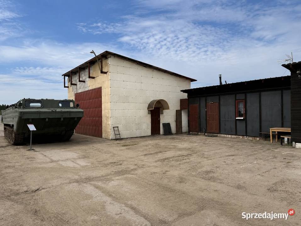 Hala hangar 856 m lotnisku i Międzynarodowym Borne Sulinowo sprzedam