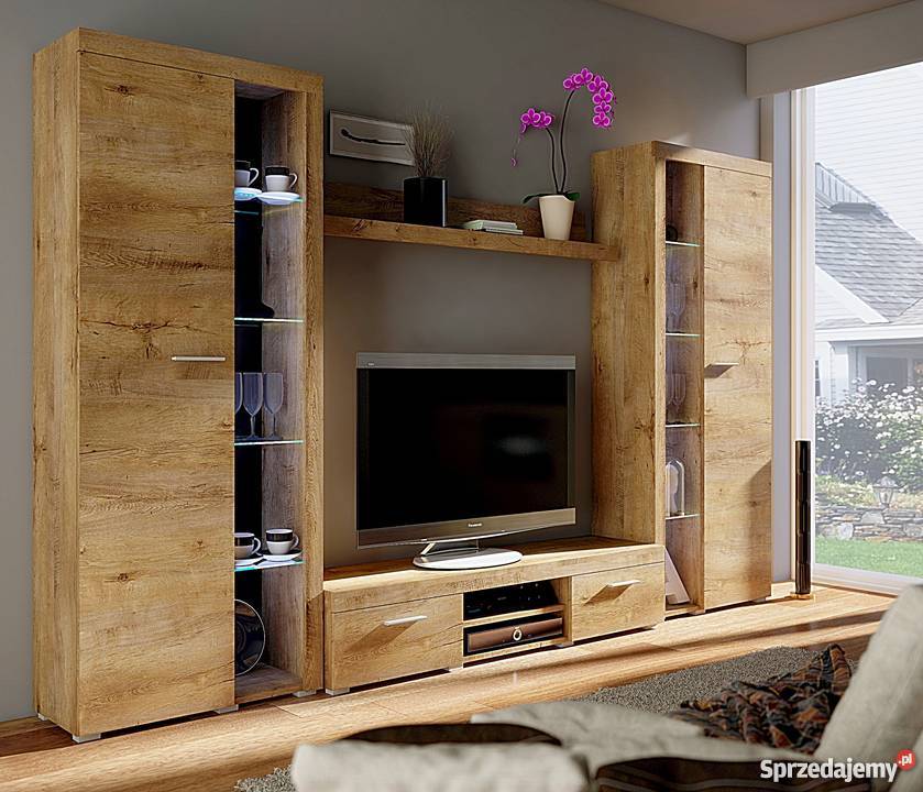 DUŻA Meblościanka RUMBA XL 4 kolory CAŁA Polska wielkopolskie Kępno