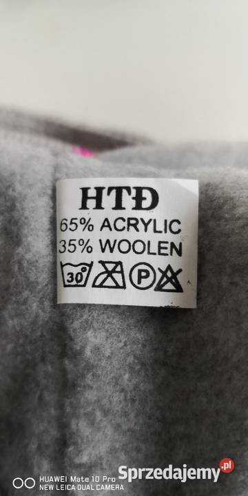 Czapka z szalikiem dziewczynki szary/srebrny łódzkie Piotrków Trybunalski sprzedam