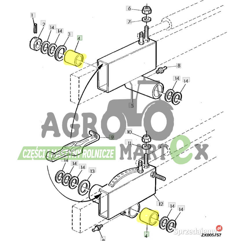 Z39366 TULEJA JD dolnośląskie Wichrów
