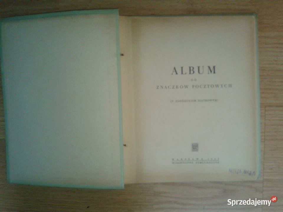 Album do znaczkow pocztowych nie uzywana 1955r Bielsko-Biała