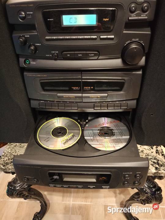 Wieża GRUNDIG 11 Kolumny MBX68 pilot 90 lata Drawski Młyn