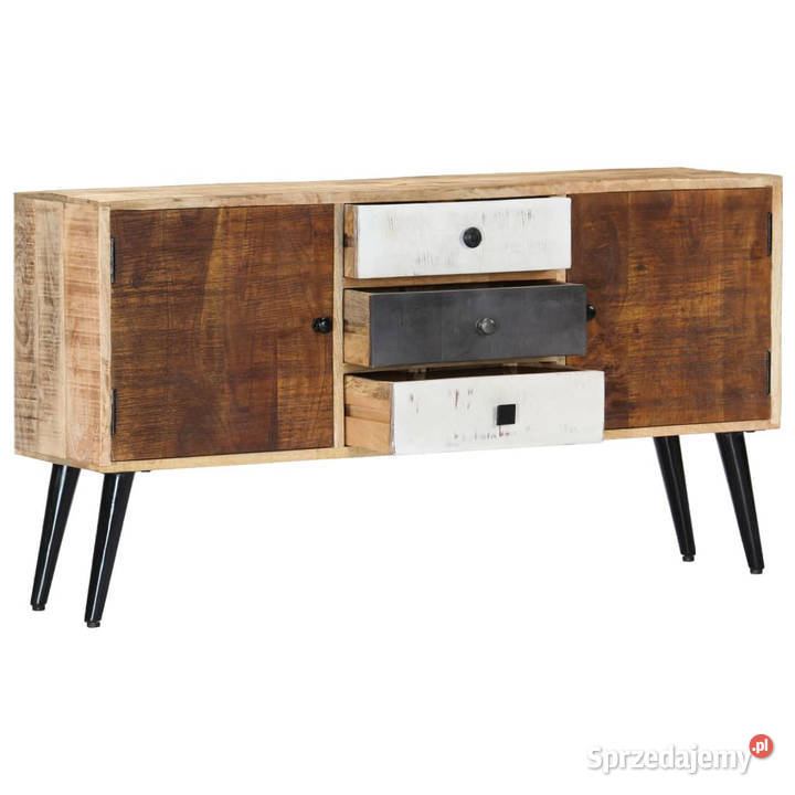 Szafka 118 x 30 x 62 lite drewno mango WM282877 Pozostałe Warszawa