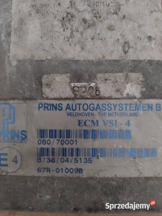 STEROWNIK LPG PRINS 4 cylindryECM VSI4 Elementy instalacji LPG pomorskie Jastrzębia Góra sprzedam