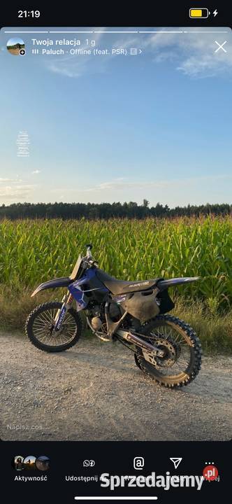 Yamaha yz 125 125cm3 mazowieckie Wiśniew
