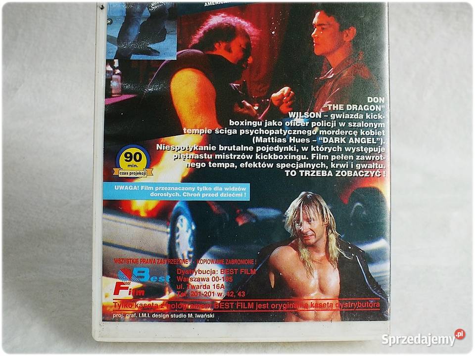 Kaseta VHS Film Czarny Pas Balck Belt Film na VHS Filmy Żary sprzedam