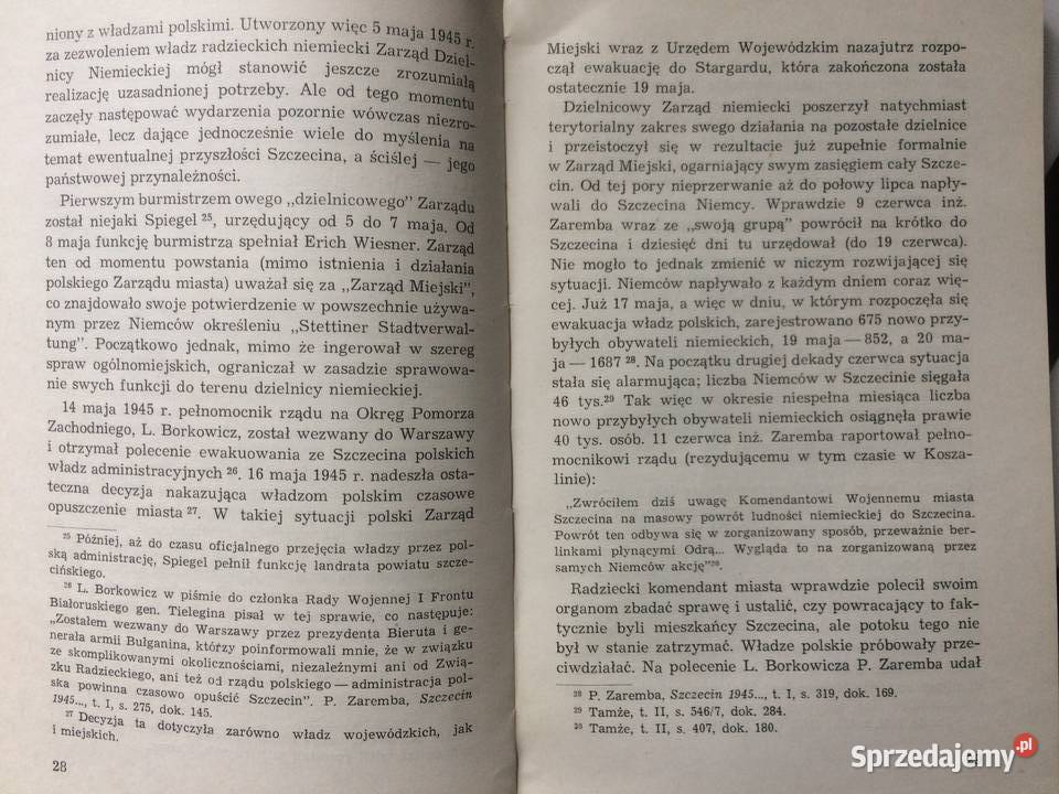 3668 Stosunki Ludnościowe Szczecina W Latach sprzedam