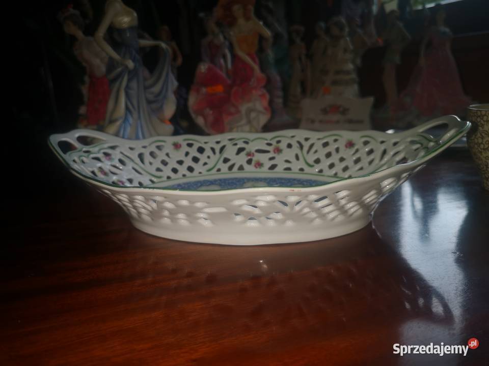 Ażurowa patera owalna Schumann pomorskie Gdańsk