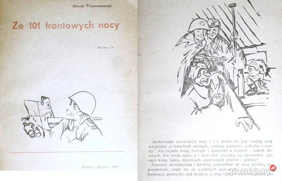 Ze 101 frontowych nocy Janusz Przymanowski Chełm sprzedam