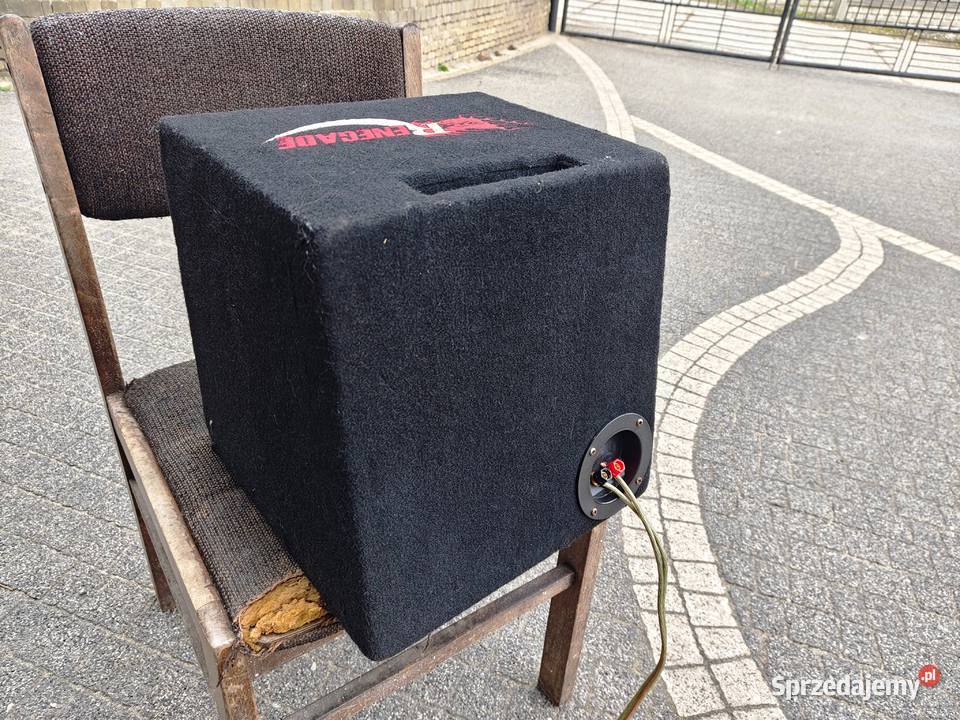 Skrzynia basowa bassowa subwoofer tuba Renegade Niegowonice