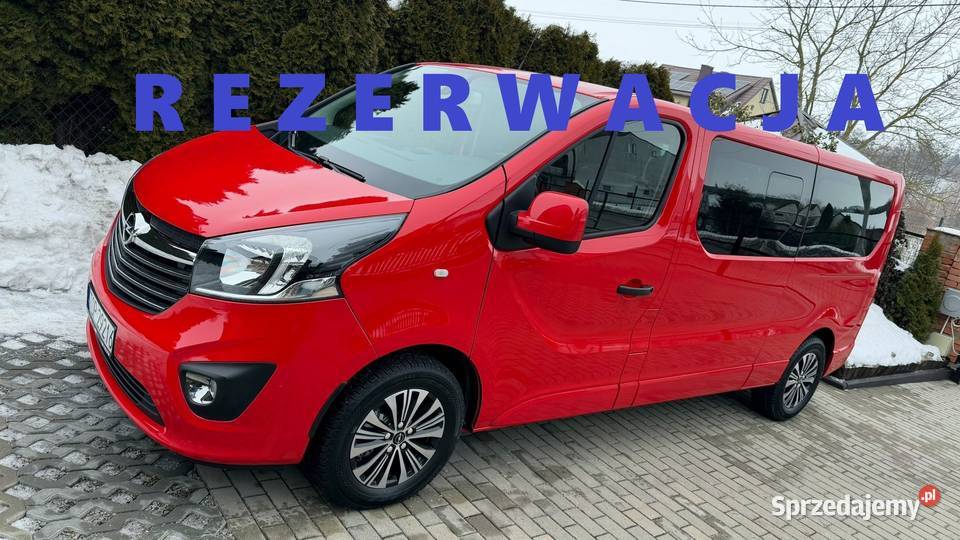 Opel Vivaro DŁUGI 9osobowy Serwisowany STAN aluminiowe felgi