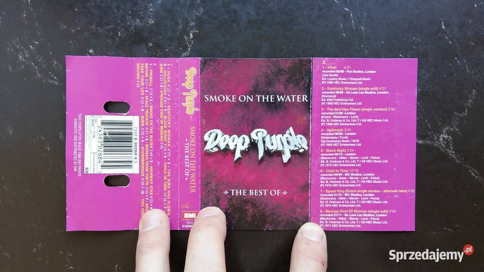 Kaseta Deep Purple Smoke on the Water The Best Siemiatycze