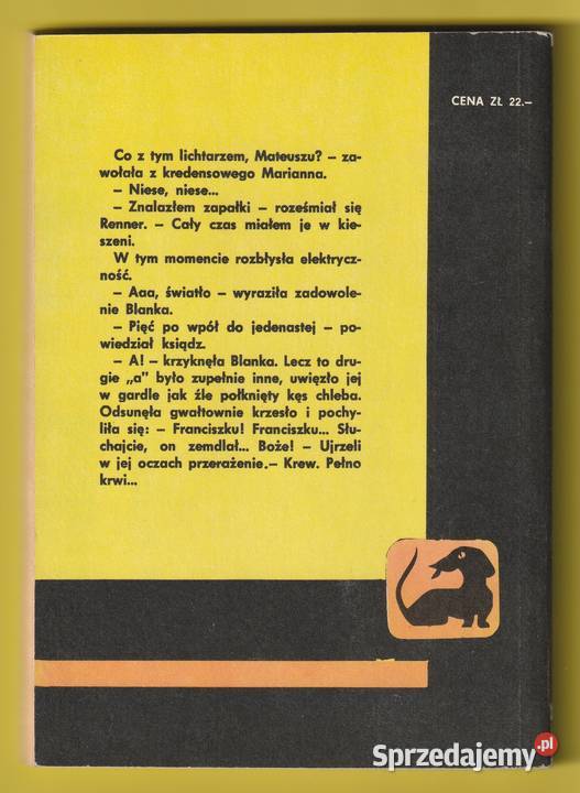 JAMNIK PRZEKLĘTA PARAFIA EWA RYCHTER 1975 Łódź