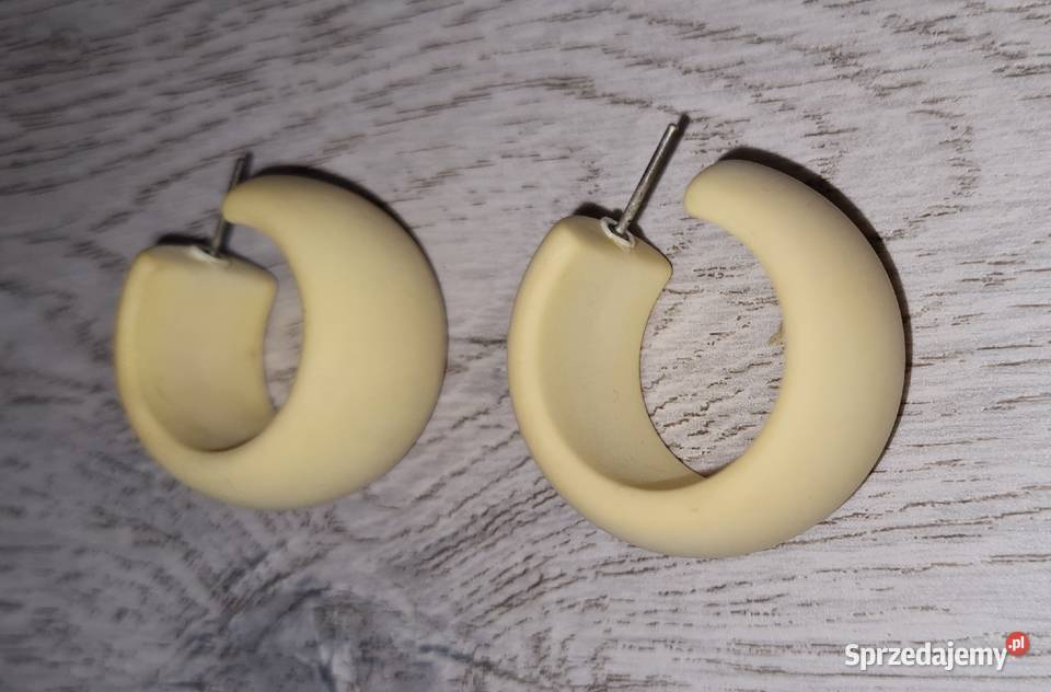 Kolczyki damskie koła żółte Łódź