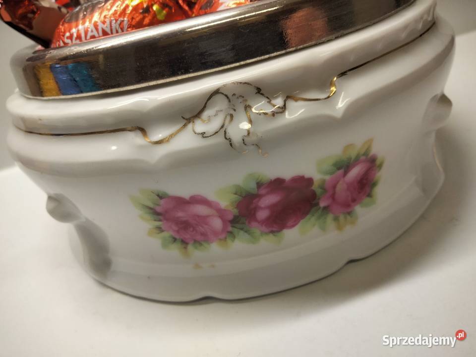 Stara porcelana sygn Misapaterawaza na cukierki Gniezno