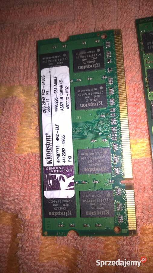 Pamięć KINGSTON HYNIX laptop DDR2 2GB Kraków