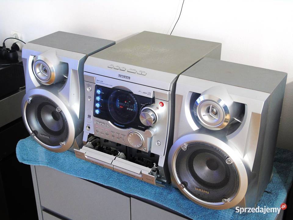 Wieża stereo amsung kolumny Radio RDS Mag AUX Jasło