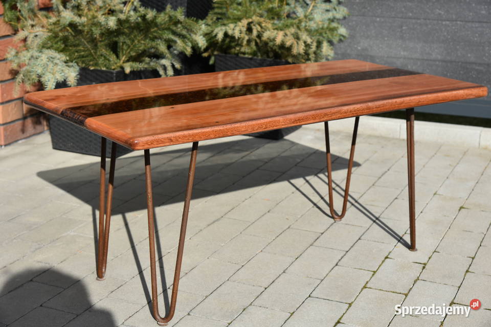 Stolik kawowy coffee table epoxy resinepoxy Swarzędz sprzedam