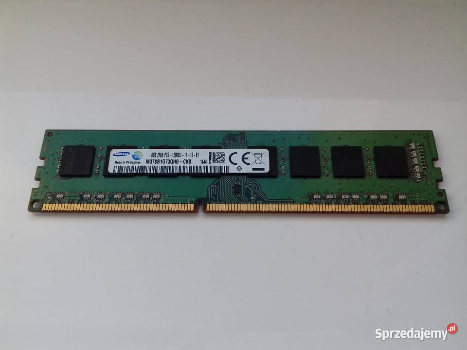 Samsung DDR3 8GB PC3 12800U 1600Mhz CL11 Sprawna Bydgoszcz
