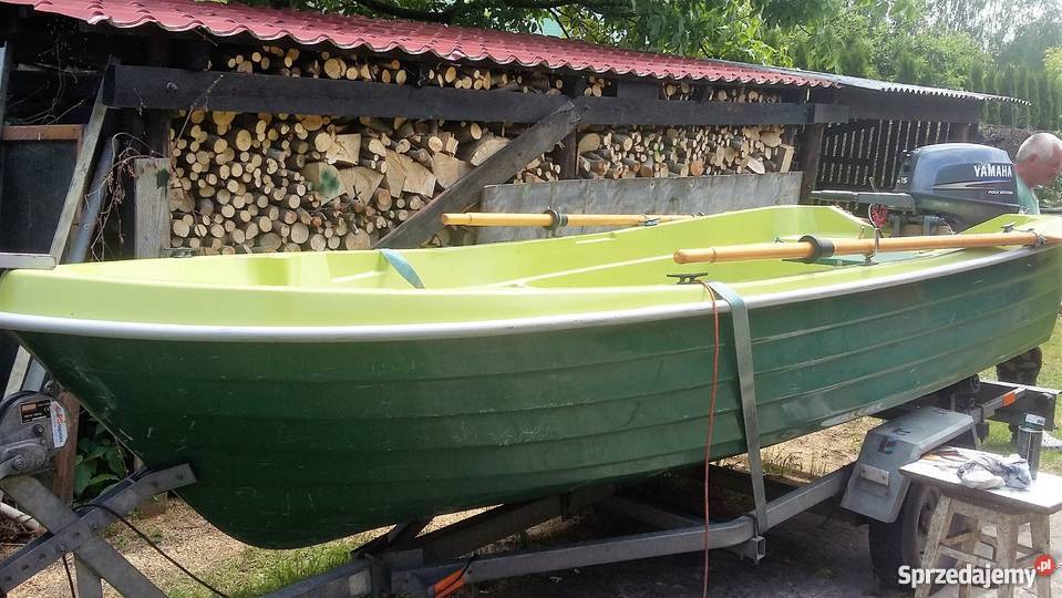 ŁÓDKA MICHAŁ Z SILNIKIEM YAMAHA 15 PRZYCZEPA Pozostałe Elbląg