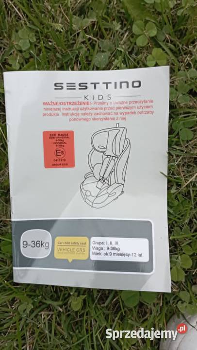 Sprzedam fotelik samochodowy isofix 6-36kg lubelskie Ryki
