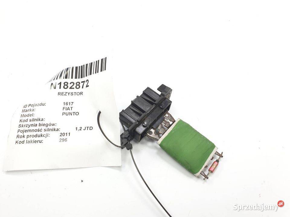 REZYSTOR FIAT PUNTO III Lipno sprzedam