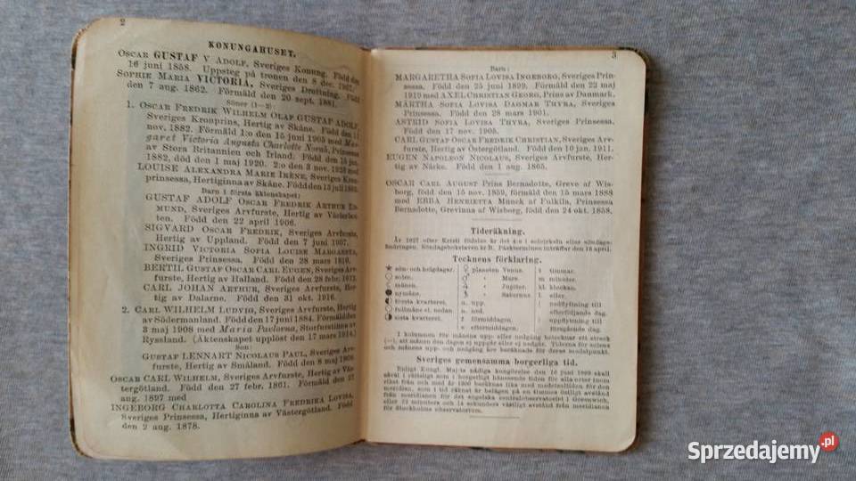 Rocznik Almanack 1927 till Stockholms horisont Puławy
